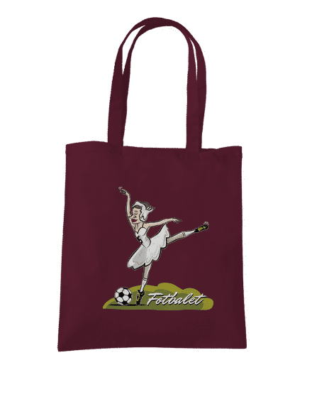 Fotbalet taška Burgundy