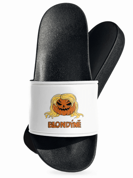 Blondýně pantofle White