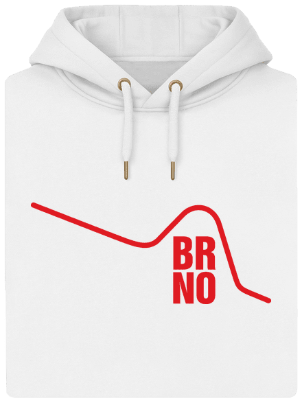 Brno unisex mikina premium Snowwhite