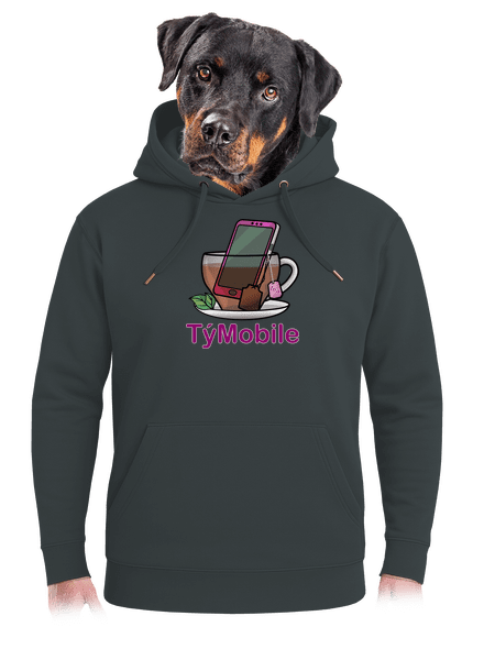 TýMobile unisex mikina premium Charcoal