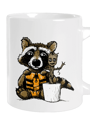 Strážci galaxie velký hrnek White