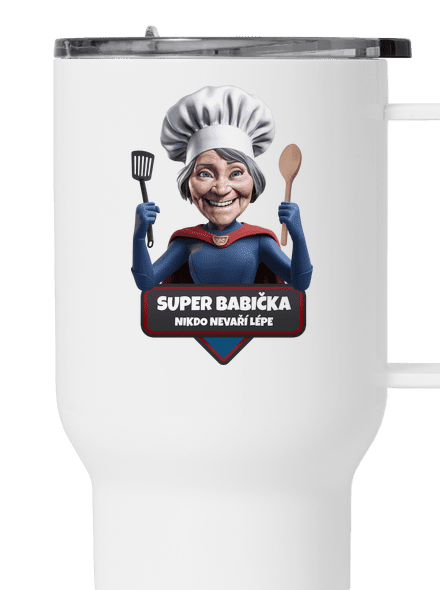 Super babička termohrnek White