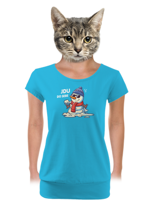 dámské tričko s lemem