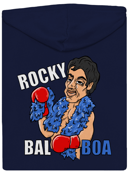Rocky Bal boa pánská mikina na zip Navy