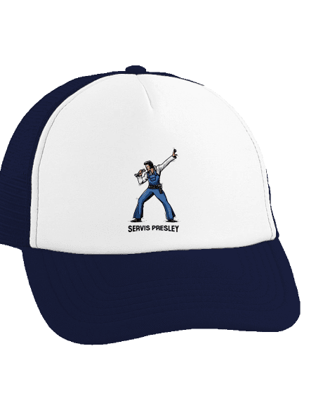 Servis Presley kšiltovka truckerka French Navy cap