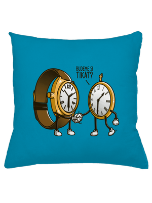 Tikání polštář Blue Turquoise