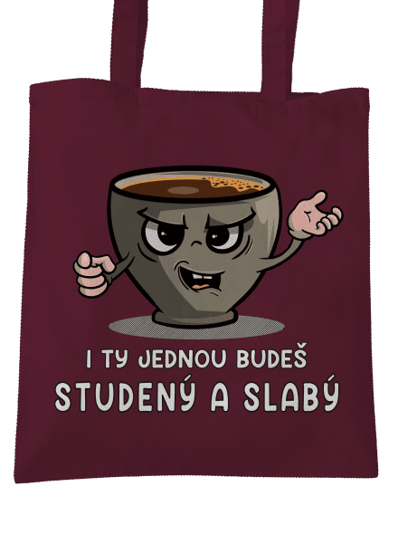 Studená káva taška Burgundy