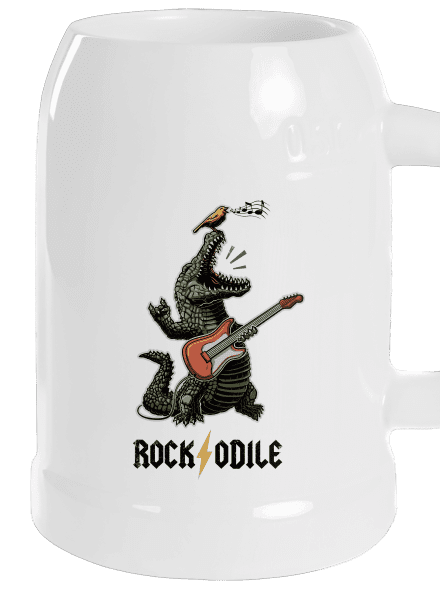 Rockodile půllitr White