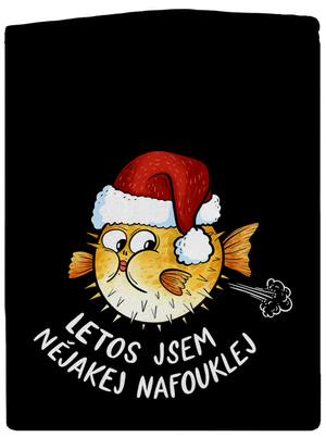 Jsem nafouklej dámská mikina na zip Black