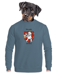 unisex mikina bez kapuce