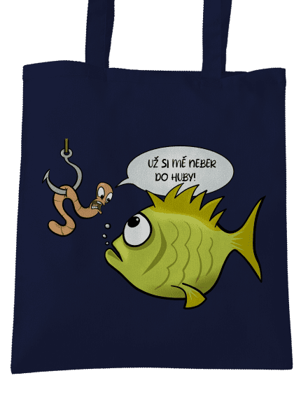 Ryba a žížala taška French Navy
