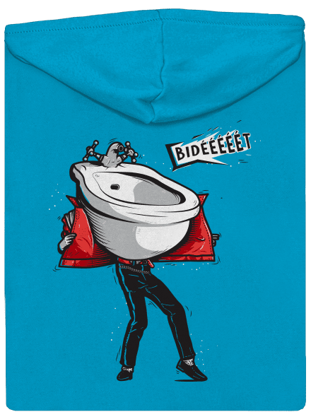 Bidet dámská mikina na zip Blue Atol