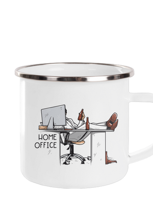 Home Office plecháček White