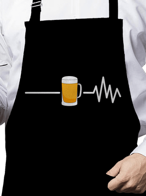 Beer help zástěra Black
