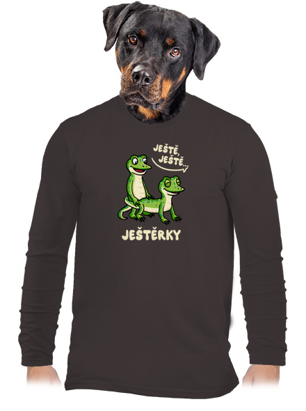 Ještě, ještě pánské dlouhý rukáv Bear Brown