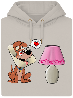 Zamilovaný pes unisex mikina premium Pastel Macchiato