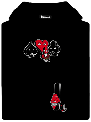 Vetřelec pánská mikina klokanka Black