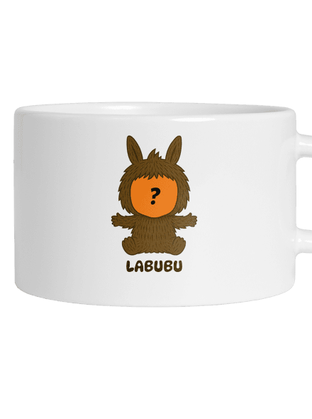 Labubu hrnek makronka White