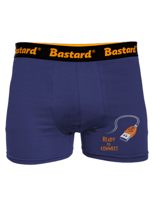 USB připojení boxerky Blue Navy