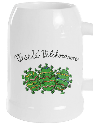Veselé Velikoronoce půllitr White