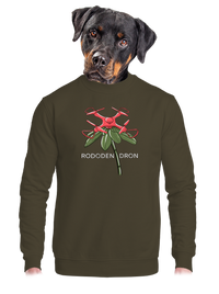 unisex mikina bez kapuce