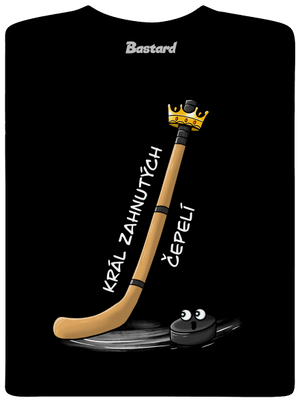 Král zahnutých čepelí - hokej pánské tričko Black