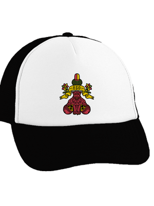 Kulový eso kšiltovka truckerka Black cap