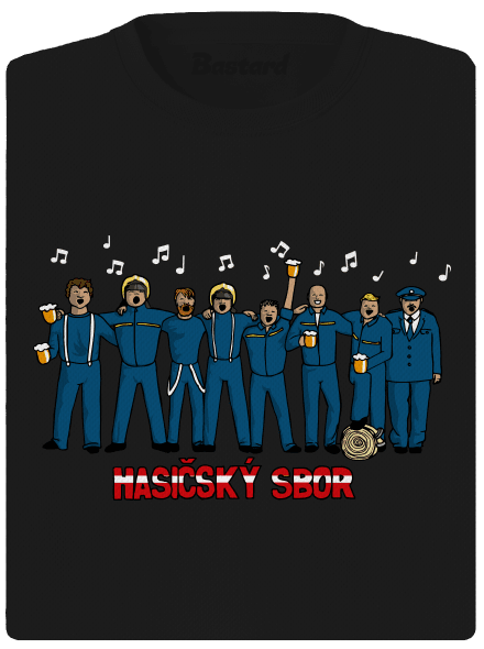 Hasičský sbor dámské sportovní tričko Black