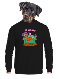 unisex mikina bez kapuce