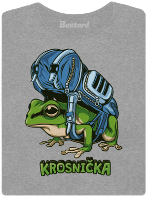 Krosnička dámské tričko Dark Gray Melange