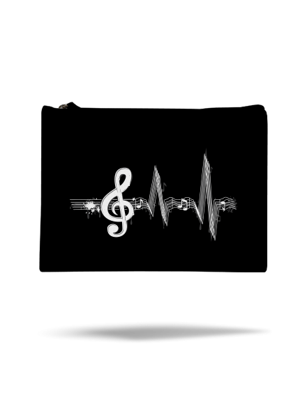Žiju muzikou taštička Black