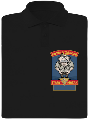 Starý mazák pánská polokošile Black