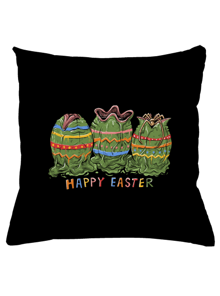 Happy Easter polštář Black