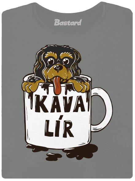 Kávalír dámské tričko Dark Gray Melange