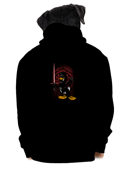Kylo Duck pánská mikina na zip Black