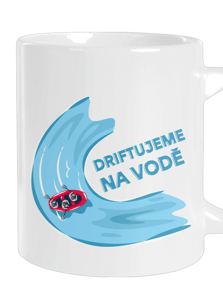 Driftujeme na vodě velký hrnek White