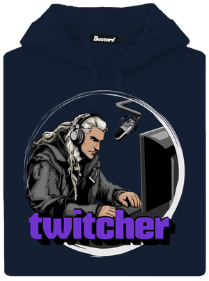 Twitcher pánská mikina klokanka Navy