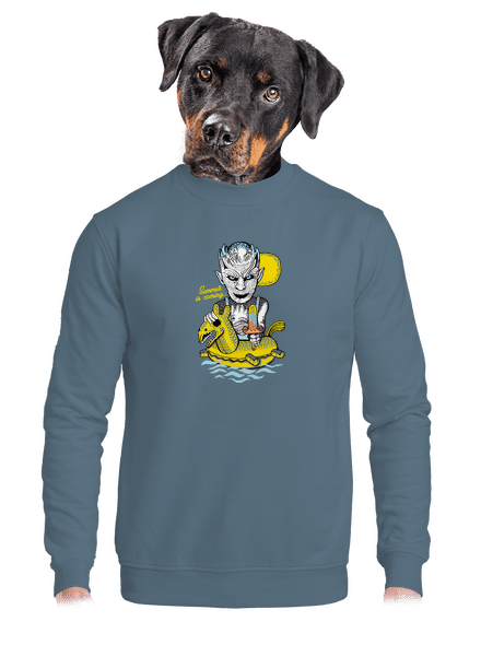 Summer is coming 2 unisex mikina bez kapuce Nordic Blue