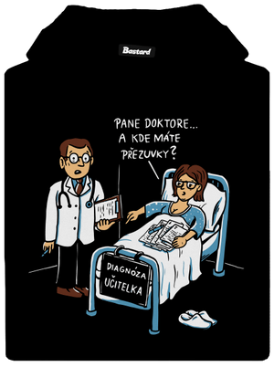 Diagnóza učitelka dámská mikina klokanka Black