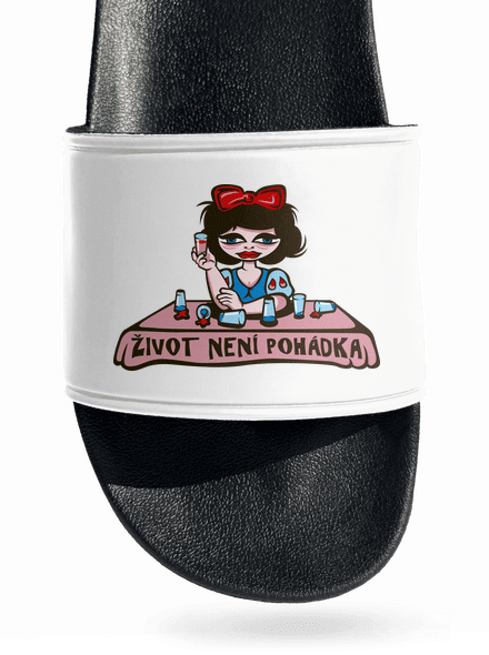 Sněhurka pantofle White
