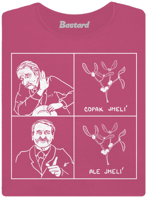 Cimrman: Copak jmelí dámské tričko premium Magenta