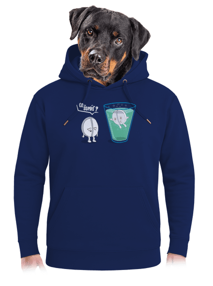 Co šumíš unisex mikina premium Navy