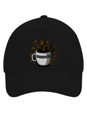 Hackpresso  kšiltovka baseballka Black