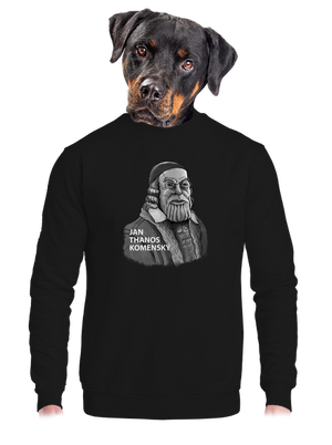 unisex mikina bez kapuce