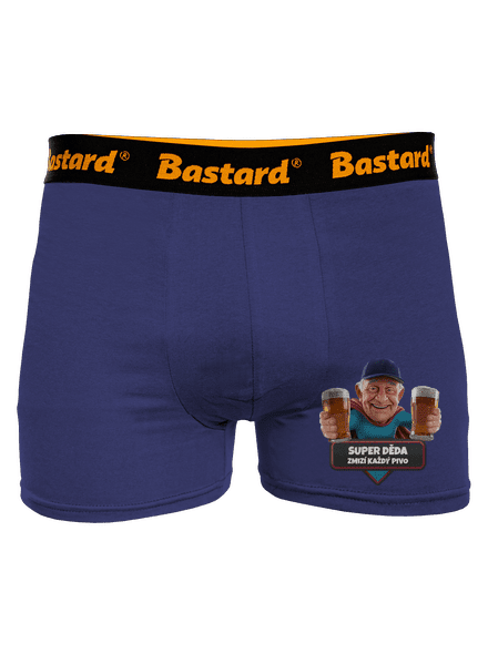 Super děda boxerky Blue Navy