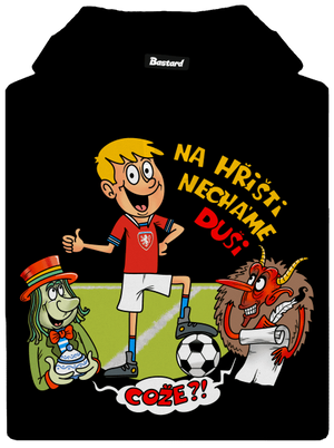 Na hřišti necháme duši pánská mikina klokanka Black