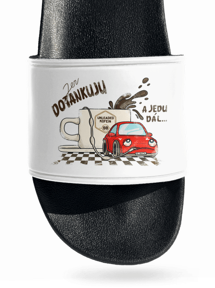 Dotankuju a jedu pantofle White