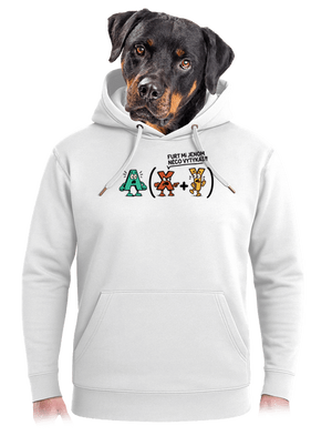 Vytýkání před závorku unisex mikina premium Snowwhite