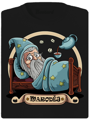 Maroděj dámské sportovní tričko Black