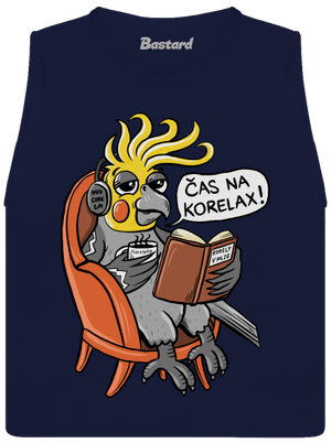 Korelax dámské tílko volné Navy